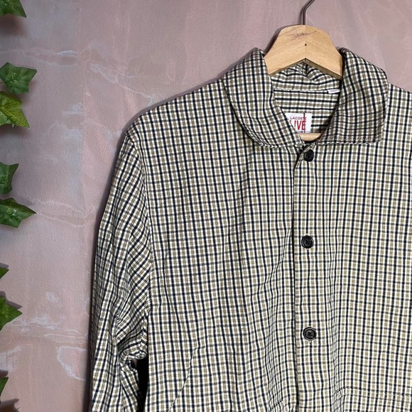 Lacoste gingham button up! - Picture 2 of 4